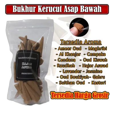 BUKHUR KERUCUT AROMATERAPI ASAP BAWAH ISI 50 PCS Dupa Buhur Kerucut Backflow