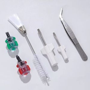 6pcs Sewing Machine Maintenance Kit Dust Clean Tool Lint Thread Brush Tweezer