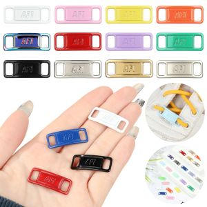 IDMU94789 2Pcs Fashion Metal Sneaker Kits AF1 Shoelace Buckle Shoe Buckle Shoelaces Accessories Shoe Decorations
