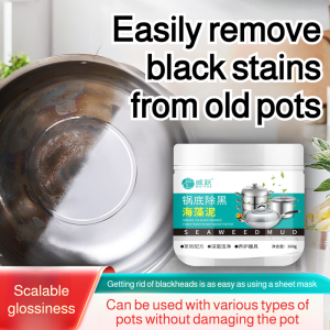 Kitchen Cleaner Seaweed Degreasing Cleaning Mud Mask Pot Black Scale Cleaner Burnt Black Cleaner