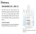 Serum dưỡng trắng, ngừa mụn thâm The Ordinary. Niacinamide 10% + Zinc 1% 30ml - 769915190311. 