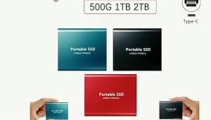 [Free Shipping] Nâng cấp ổ cứng thể rắn di động 4TB、2TB 、1TB Ổ cứng di động SSD