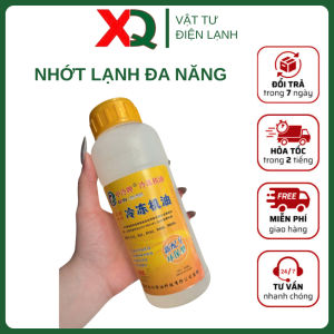 Nhớt dàn lạnh đa năng – dầu bôi trơn máy nén điều hòa dùng cho gas R22 R32 R410a R134a R600