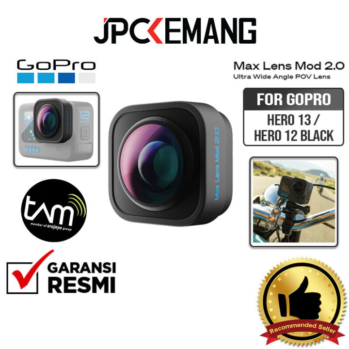 GoPro Max Lens Mod 2.0 Ultra Wide Angle POV Lens Mod (ADWAL-002) Go Pro HERO 13 / HERO 12 JPC KEMANG GARANSI RESMI