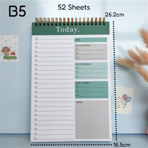 B5 Daily Planner 52 Sheets Weekly Notebook Spiral Notebook To Do List Schedule Notebook Task Planner