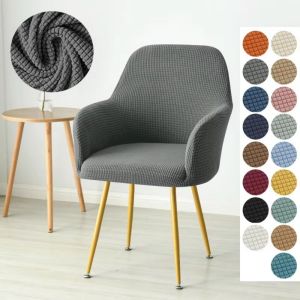 OKDEALS Polar Fleece High Arm Chair Covers Elastic Adjustable Seat Slipcovers Durable Curved Armchair Covers for Home Wedding