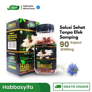 Habbasyifa 90 Kapsul Ekstrak Habbatussauda | Jintan Hitam | Obat Herbal Black Seed Oil