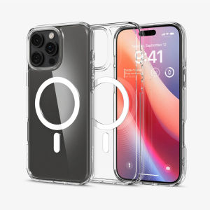 SPIGEN Ultra Hybrid Mag Fit with Embedded Magnet for iPhone 16 Pro Max / iPhone 16 Pro / iPhone 16 Plus / iPhone 16 /16e