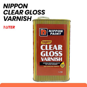 Nippon Paint Super Clear Gloss Varnish Superior Protection Against Hot Water Whitening 1/4L 1/2L 1L 4L