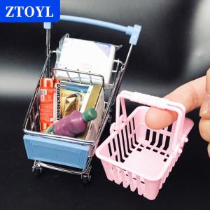 [COD]🔥🔥🔥ZTOYL Dollhouse Miniature Shopping Basket Pretend Play Toys furniture