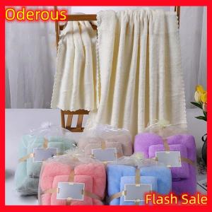 Oderous Coral Velvet Beach Towel Soft Long Face Towel A Sweat Wicking Gym Towel