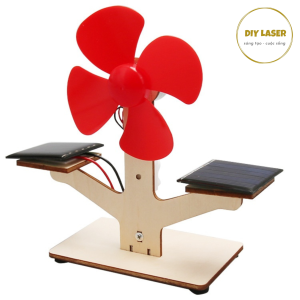 Đồ Chơi Lắp Ráp Mô Hình Quạt Năng Lượng Mặt Trời - STEM Khoa Học Giáo Dục Trí Tuệ.