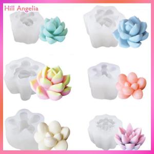 [Hill Angelia] DIY Succulents Cactus Plants Silicone Epoxy Resin Mold Handmade Craft Mould
