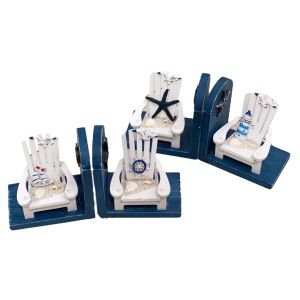 ที่คั่นหนังสือทรงเก้าอี้ชายหาด ตกแต่งแนวทะเล ตกแต่งธีมชายหาด ตกแต่งบ้านสไตล์ทะเล สินค้าพร้อมส่ง