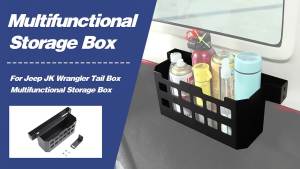 Cornerr Multi-Functional Trunk Storage fit for Jeep Wrangler TJ/JK/JL - Cargo Organizer Large Capacity Storage Case R6P8Q