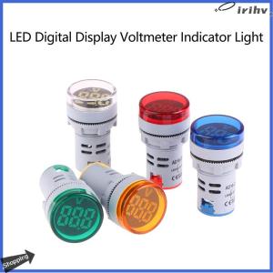 【jianzhanqinl】 22 Mét AD16-22DSV Mini Điện áp Meter LED hiển thị kỹ thuật số vôn kế chỉ số tín hiệu ánh sáng Pilot đèn