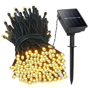 Solar LED String Lights Waterproof Outdoor Fairy Lights  for Garden Decoration Holiday Wedding Decor