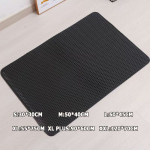🔥Cat Litter Mat Anti-Tracking – 40% OFF! Free Litter Scoop EVA Double Layer Easy to Clean