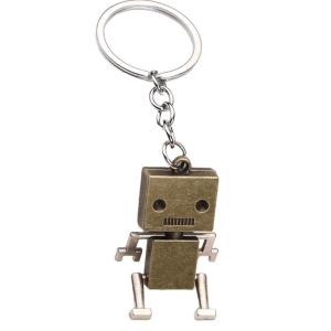 Retro Robot Keychains Unique Metal Designs Keyrings Pendant With Movable Joints Perfect For Creative Gift Ideas