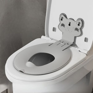 CuddleCove Splash-proof Baby Folding Potty Seat Universal Suction Cup Adjustable Waterproof Kids Toilet Training Seat