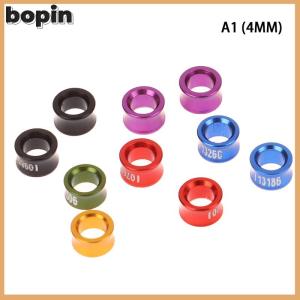 Bopin 10Pcs Aluminum Parrot Leg Rings Pigeon Foot Rings Bird Parrot Feeding Identification Outdoor Flying Training Tools Bird Supplies