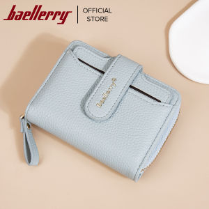 Baellerry Minimalist Grain Leather Multi-Card Holder Short Wallet For Women