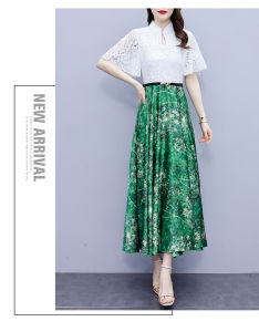 gaun kasual/dress wanita kerah shanghai D7918/dress wanita cheongsam/qipao dress/midi dress korea