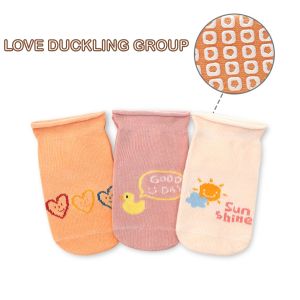 3 pairs Baby/Children Anti-slip cotton socks S/M/L (0m-5y)