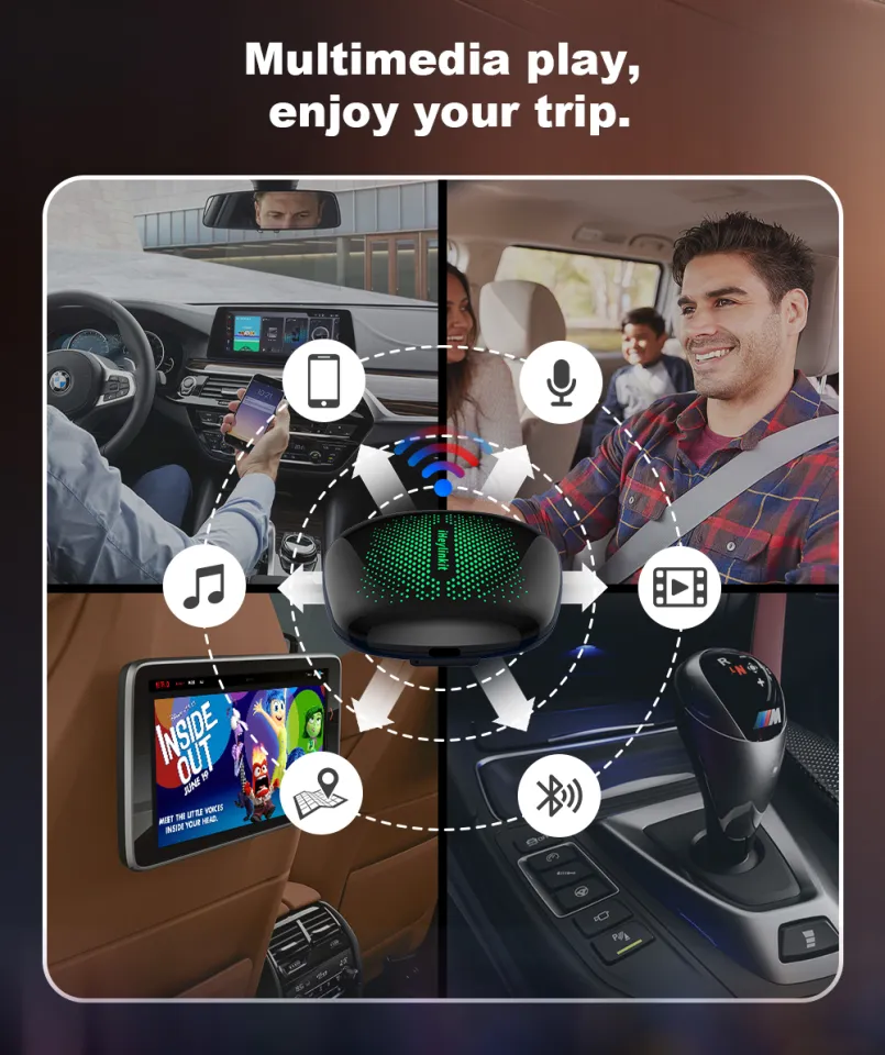 BW550M CarPlay AI Box Android 13 System Car Auto Adapter 4G Wifi