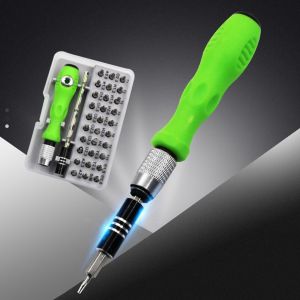 ISKU obeng set 32 in 1 multifungsi alat bongkar mini precision HP laptop reparasi obeng set HP