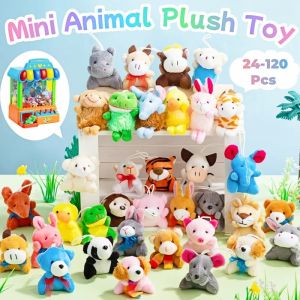 24-120PcsPlush Animals Toys Set Cute Small Stuffed Animal Keychain Jungle Animal Decor Goodie Bag Basket Fillers for Party2026
