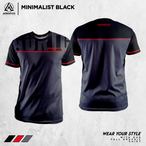 Adriatico Clothing MINIMALIST BLACK Moto Jersey | FDF 2211