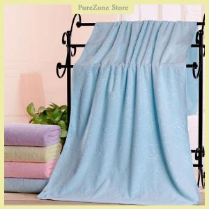 [PureZone] ผ้าเช็ดตัวซับน้ำได้ดีแห้งเร็วผ้าเช็ดตัวขนาดใหญ่ผ้าเช็ดตัวนุ่มหรูหรา