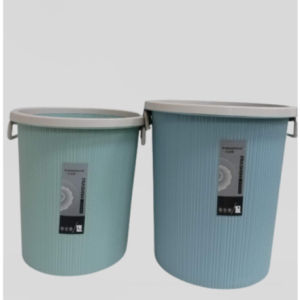 Trash Can For Living Room Bedroom Toilet Bathroom Pressure Ring Without Cover/Recycle Bin/Garbage Can/Mini Trash Can/Basurahan