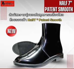 Bogie1 รองเท้าฮาฟ หนังเงา รุ่น PATENT SMOOTH ข้อสูง 7 นิ้ว