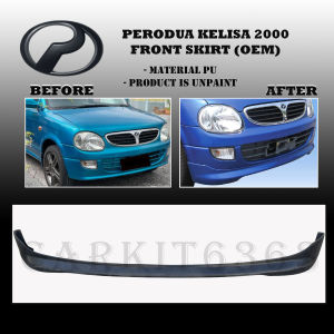 PERODUA KELISA 2000 OE FRONT SKIRT LIP ORIGINAL SKIRT BODYKIT (MATERIAL PU)