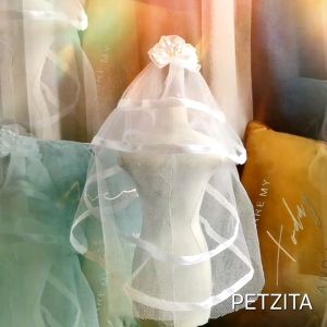 🇹🇭พร้อมส่ง🇹🇭 กิ๊บ เวลเจ้าสาว ผ้าคลุมเจ้าสาว สำหรับ สัตว์เลี้ยง สุนัข หมา แมว เด็กผู้หญิง