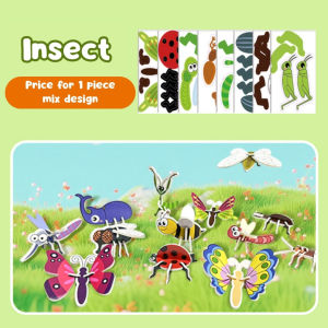 [SG Seller]  DIY 3D Animal Puzzle Dinosaur Puzzle Goodie Bag  Children Day Gift