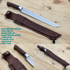 Golok Sembelih Premium Baja HSS Full Kayu Sonokeling