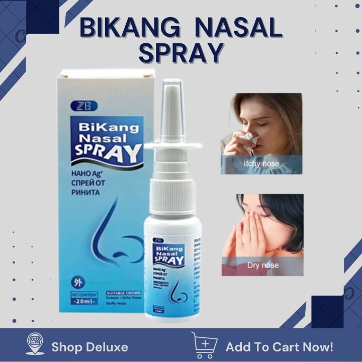 Bikang Nasal Spray Rhinitis Spray for Stuffy nose Sinusitis Runny nose ...