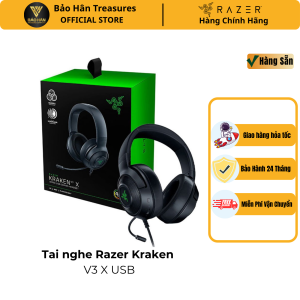 Tai nghe Gaming có dây Razer Kraken V3 X - RZ04-03750300-R3M1 - Hàng Chính Hãng
