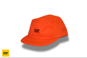 [SC-01/Orange] Speed Caps Topi Olahraga Running Outdoor Pria & Wanita Bahan Parasut Premium Anti Air