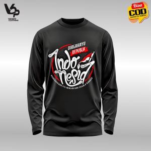 Kaos Lengan Panjang Kemerdekaan RI HUT 17 Agustus Tema 17an Unik Kekinian Vol 5