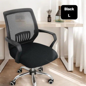 Office Swivel Gaming Chair Cover Seat Dining Room Chair Slipcover Elastic Stretch Cover sofa seat cushion cover office chair cover Strap fixation