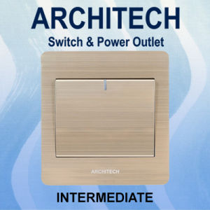 ARCHITECH PLATINUM B9-K19 ROSE GOLD Stop Kontak - Saklar Lampu Intermedia