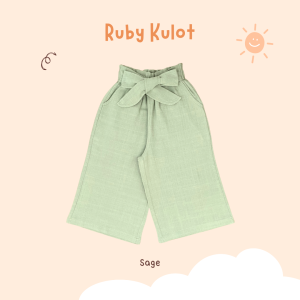 Yobebee Ruby Kulot Pants Celana Anak Perempuan 4-9 Tahun