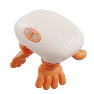 PANDORPOU Heated Massage Bionic Finger Neck Shoulder Massager Electric Massage Portable Deep Tissue Massager Finger Pressure Bionic Technology Wireless Neck Cervical Home Use