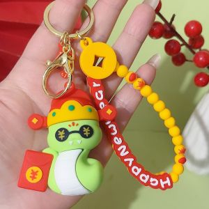 MÓC KHÓA NHỰA DÂY LỚN BALO TŨI XÁCH TÀI LỘC MAY MẮN NĂM MỚI TẾT ĐẾN