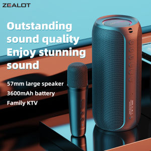 ZEALOT S69M Portable Bluetooth Speaker 3600mAh BT5.2 Waterproof Deep Bass Long Playtime Type-C Charging