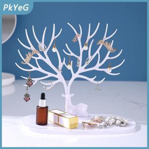 PkYeG Mạnh mẽ hiển thị đồ trang sức đứng cho bông tai vòng Vòng cây giá chủ lưu trữ khay lý tưởng cho các cửa hàng Mall